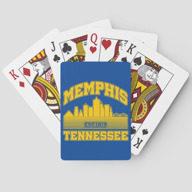 Jeu De Cartes Memphis, Tennessee (dos)