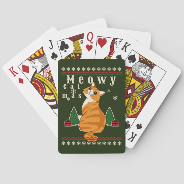 Jeu De Cartes meowy catmas (dos)