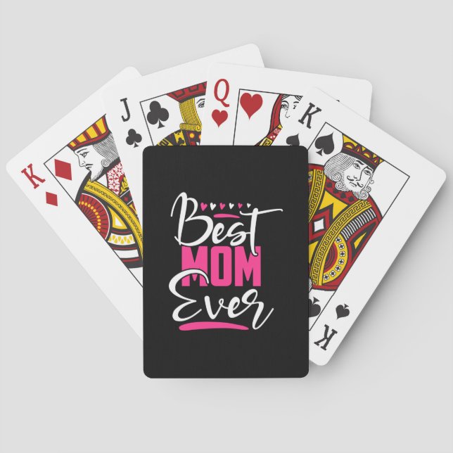Jeu De Cartes Mère Art Meilleur Maman jamais (dos)