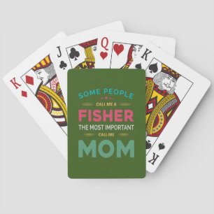 Jeu De Cartes Mère Cadeau Certaines Personnes M'Appelent Fisher