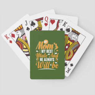 Jeu De Cartes Mère Cadeau Ma maman Mon meilleur mât