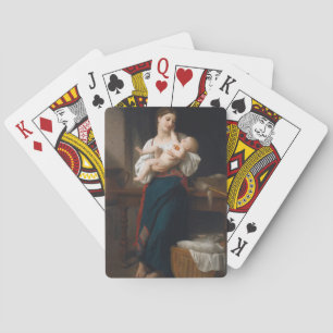 Jeu De Cartes Mère et enfant (par Bouguereau)