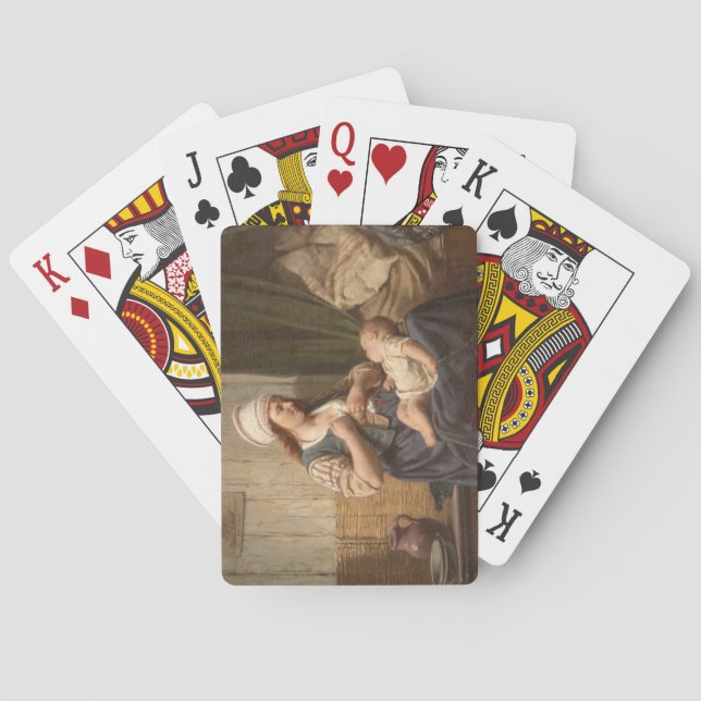 Jeu De Cartes Mère tenant son enfant (par Rudolf Jordan) (dos)