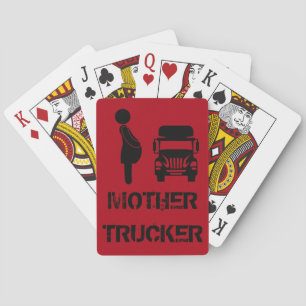 Jeu De Cartes Mère Trucker drôle et cool par Storeman