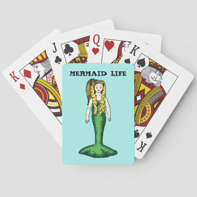 Jeu De Cartes MERMAID LIFE Classic Playing Cards (dos)