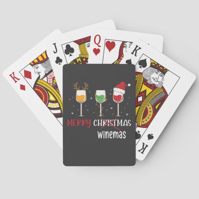 Jeu De Cartes Merry Winemas (dos)