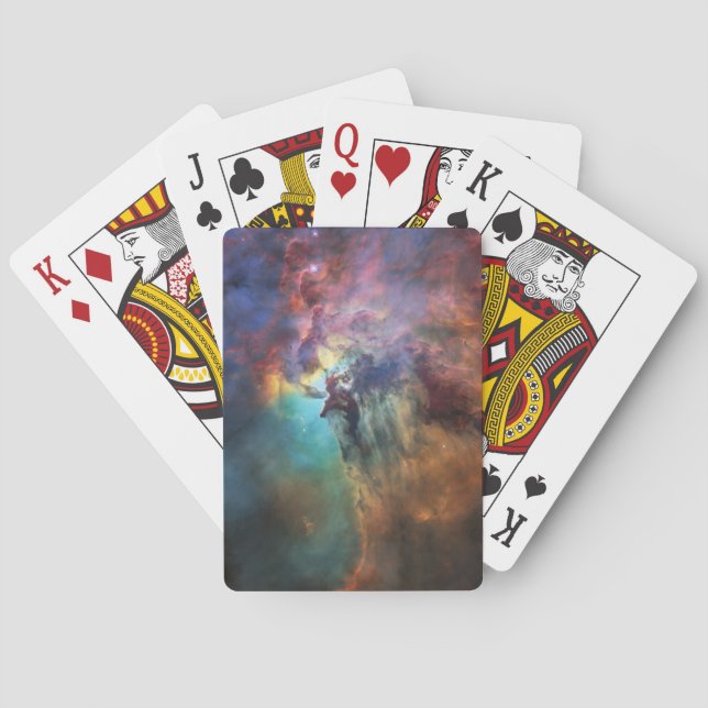 Jeu De Cartes Mers orageuses de la nébuleuse du lagon dans le Sa (dos)