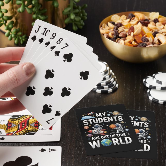 Jeu De Cartes Mes élèves sont dans cet univers spatial (In Situ)