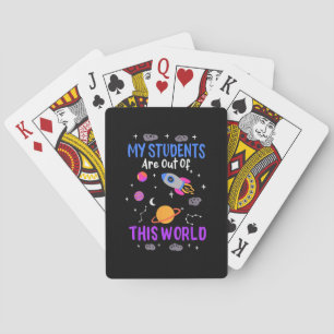 Jeu De Cartes Mes étudiants sont hors de ce monde - professeur d