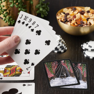 Jeu De Cartes Messager sacré de Nara Peinture d'Alfred Fox