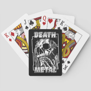 Jeu De Cartes Métal de la mort