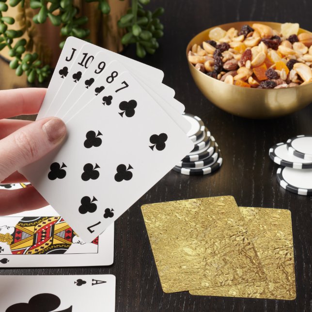 Jeu De Cartes Métallic or (In Situ)