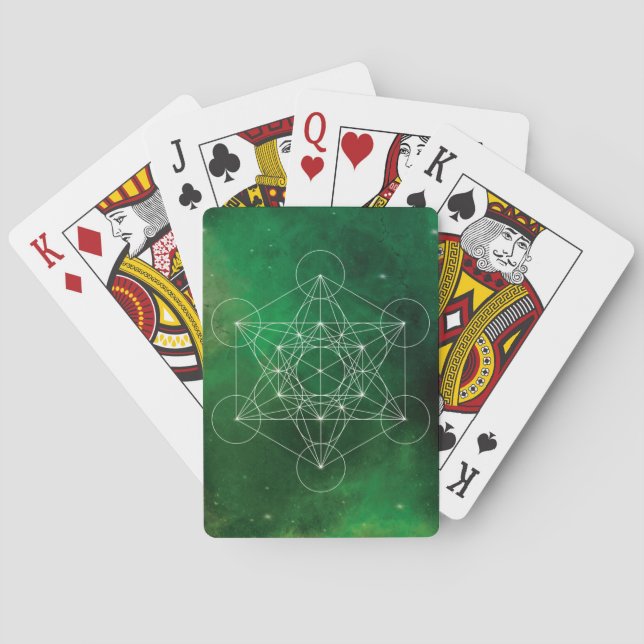 Jeu De Cartes Métatron, chakra, zen, géométrie sacrée, angel (dos)