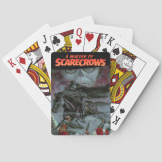 Jeu De Cartes Meurtre de Scarecrows jouant aux cartes