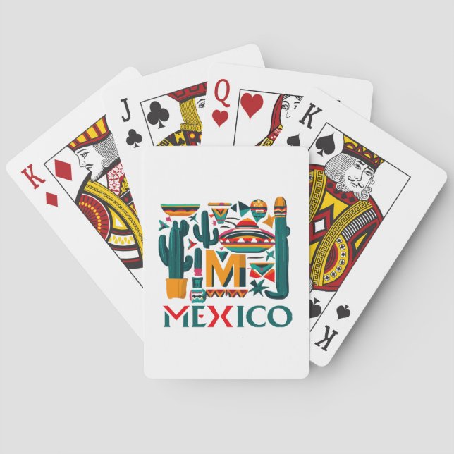 JEU DE CARTES MEXIQUE (dos)