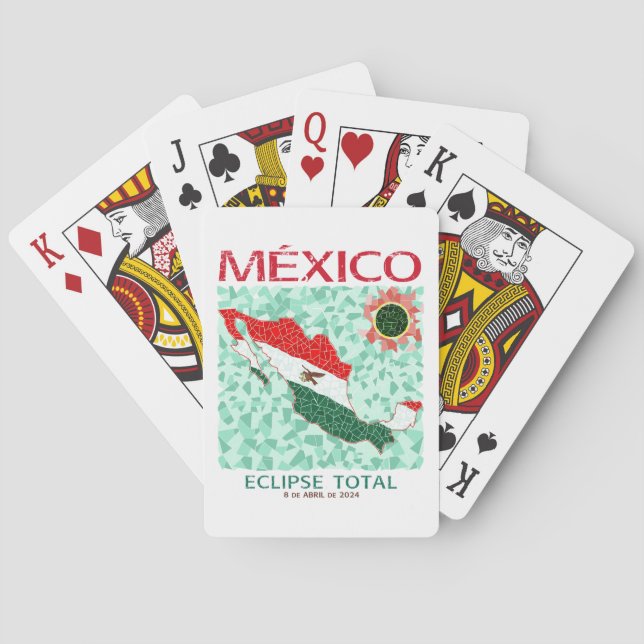 Jeu De Cartes Mexique Total Eclipse Lecture Cartes (dos)