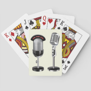Jeu De Cartes Microphones Vintages cool