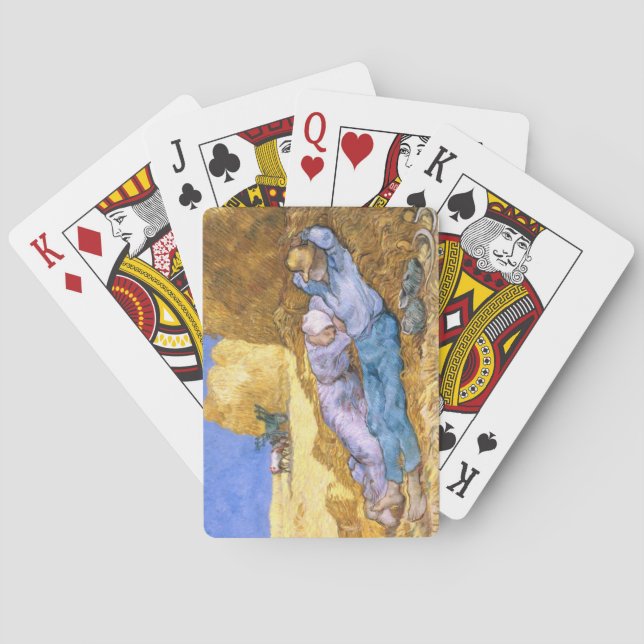 Jeu De Cartes Midi de Vincent van Gogh |, la sièste, après (dos)