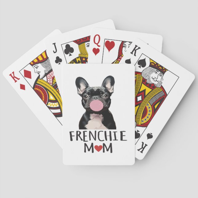 Jeu De Cartes Mignon bouledogue français (dos)