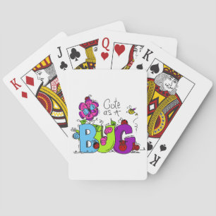 Jeu De Cartes Mignon comme insecte