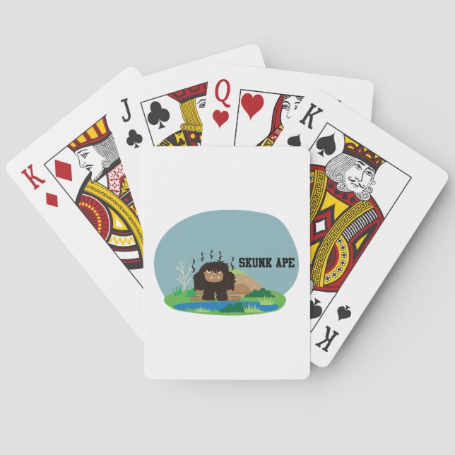 Jeu De Cartes Mignonette Carton Skunk Ape (dos)