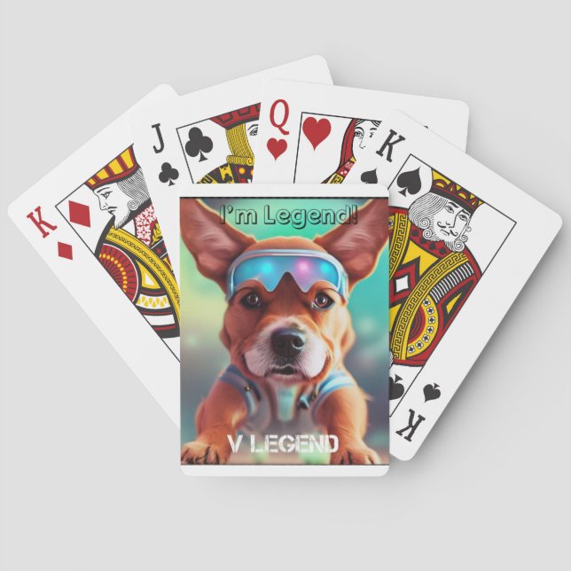 Jeu De Cartes Mignonne carte à jouer pour chien (dos)