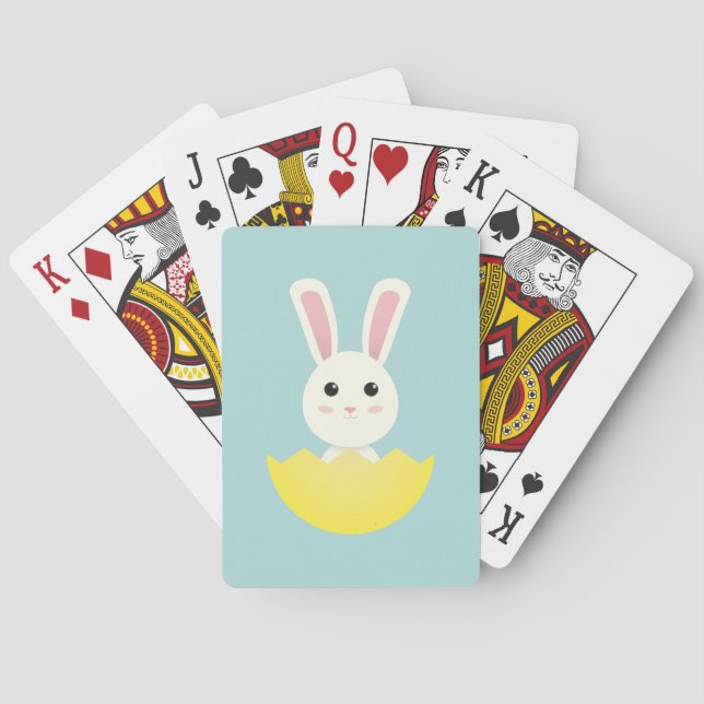 Jeu De Cartes Mignonne lapin de Pâques I (dos)