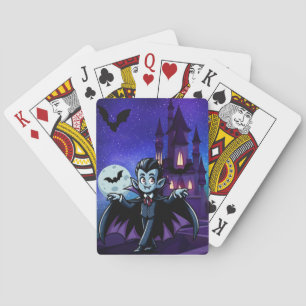 Jeu De Cartes Mignonne, whimsical Halloween vampire