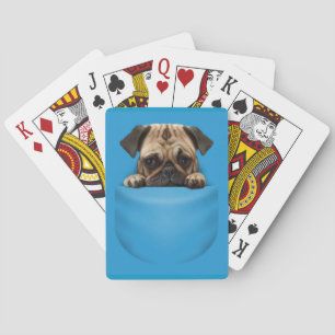 Jeu De Cartes Mignons Carlins en poche