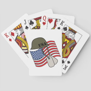 Jeu De Cartes Militaire américain
