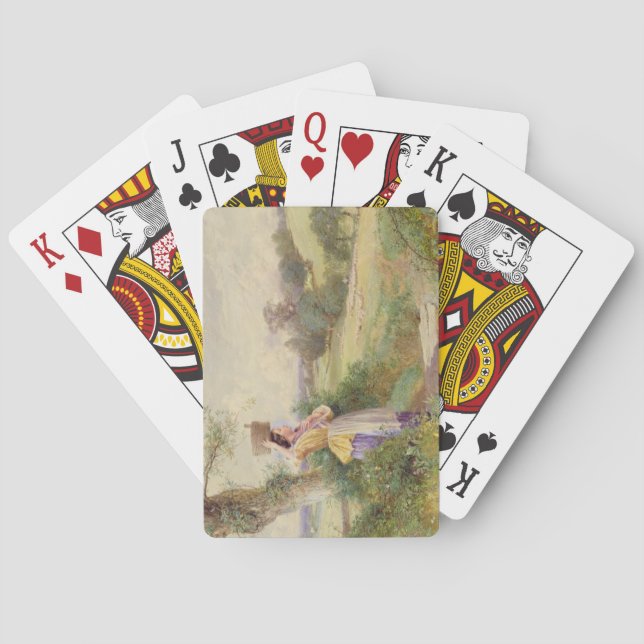 Jeu De Cartes Milkmaid, 1860 (dos)