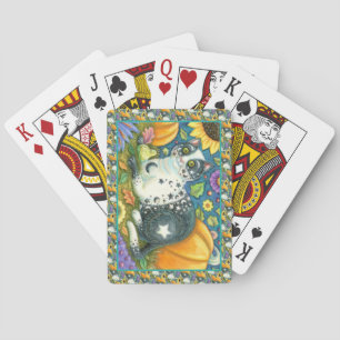 JEU DE CARTES MILKYWAY, UN CHAT MYSTIQUE HALLOWEEN, LUNE & ÉTOIL