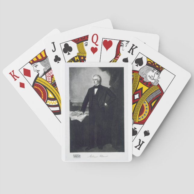 Jeu De Cartes Millard Fillmore, 13e président des États-Uni (dos)