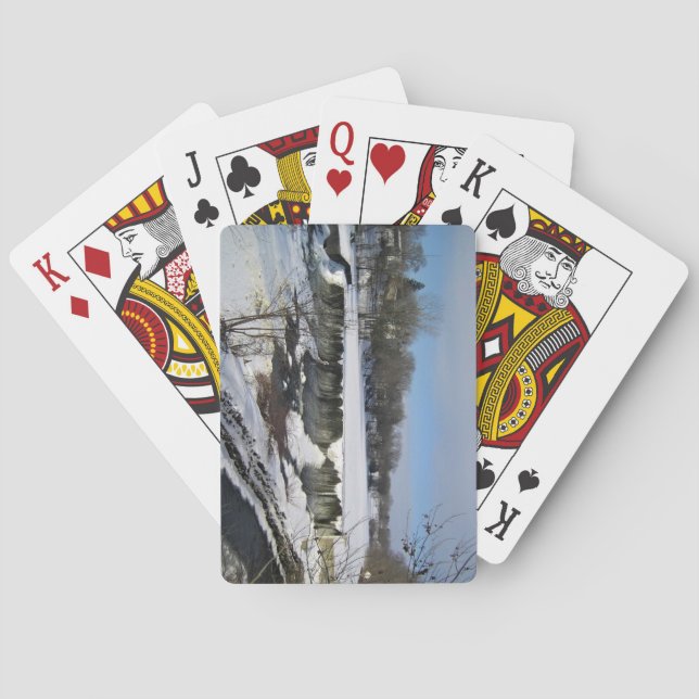 Jeu De Cartes Milwaukee River, West Bend, Wisconsin (dos)