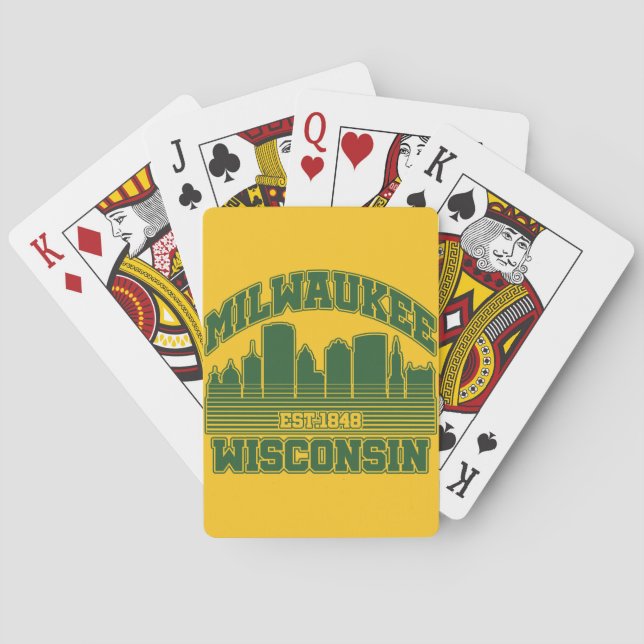 Jeu De Cartes Milwaukee, Wisconsin (dos)