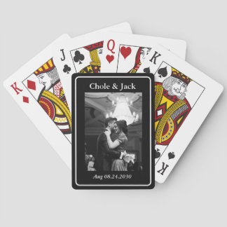 Jeu De Cartes Minimalist Game one Black and white Couple Photo