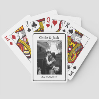 Jeu De Cartes Minimalist Game one Black and white Couple Photo