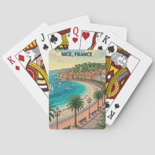 Jeu De Cartes Minimaliste Vintage Nice Côte de France