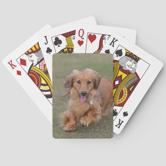 Jeu De Cartes Miniture Dachshund Running (dos)