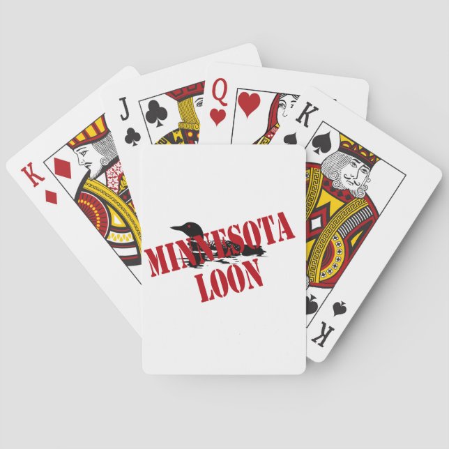 Jeu De Cartes Minnesota Loon (dos)