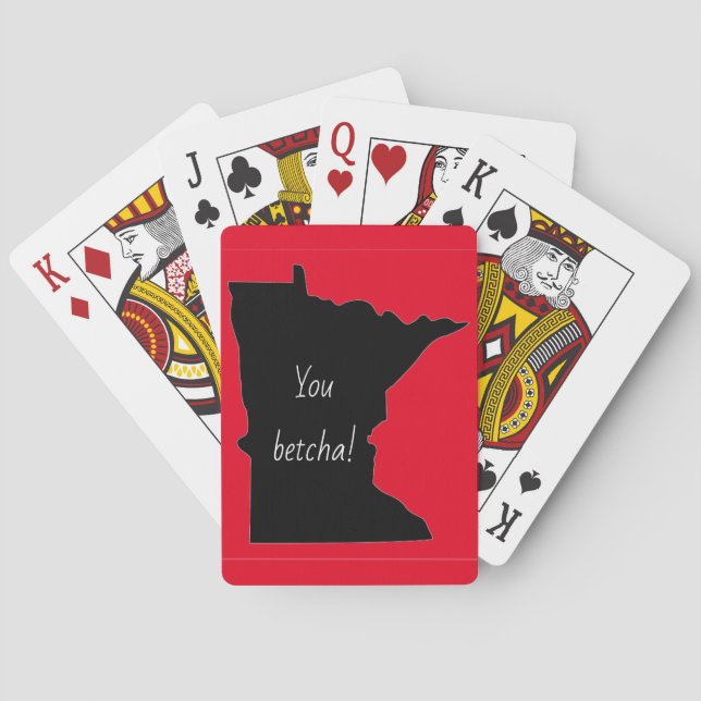 Jeu De Cartes Minnesota Vous Betcha Jouer Des Cartes (dos)