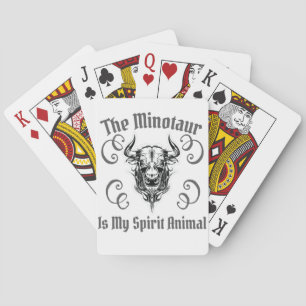 Jeu De Cartes Minotaure Mon Esprit Animal Ancien Mythologie grec