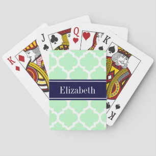 Jeu De Cartes Mint White Moroccan