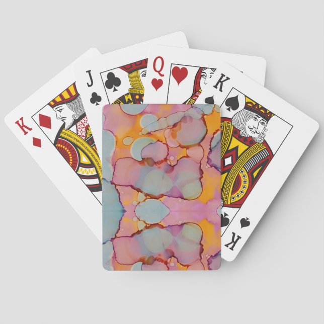 Jeu De Cartes Mirage de barbe à papa (dos)