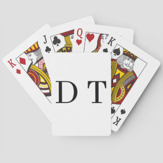 Jeu De Cartes Miroir en platine gravé – Luxe ultra-propre