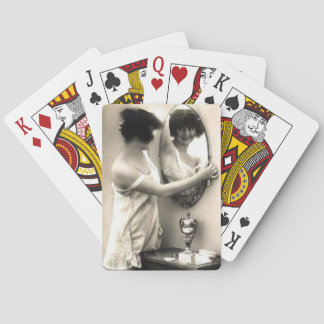 Jeu De Cartes Miroir Miroir Miroir Érotique Vintage Érotique Pin