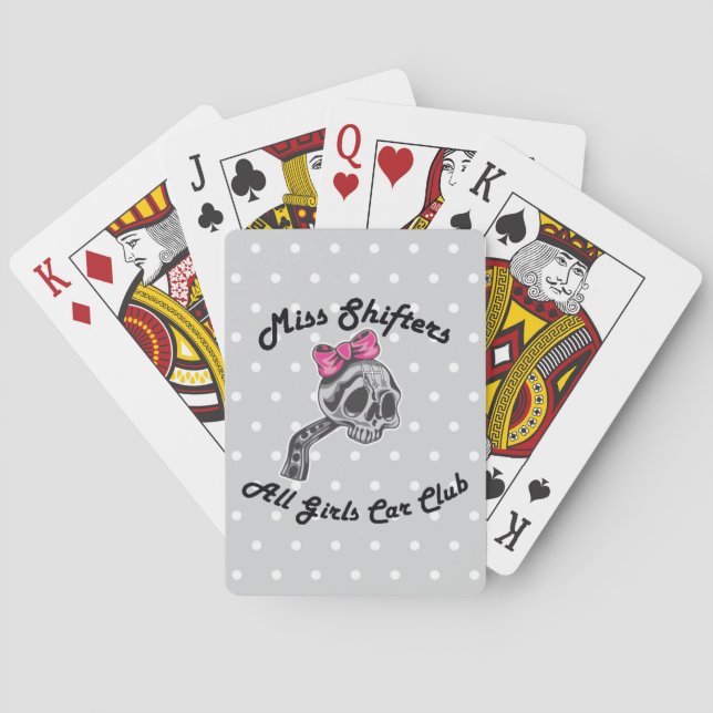 Jeu De Cartes Miss Shifters Jouer des cartes - moins cher (dos)
