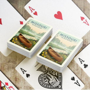 Jeu De Cartes Missouri vintage
