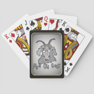 Jeu De Cartes Mme Old Goat Funny Chèvre Bicycle® Playing Cards