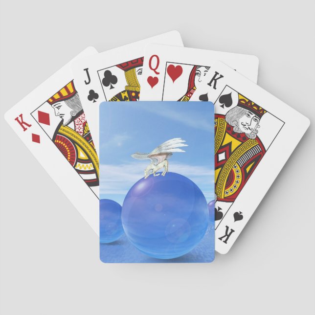 Jeu De Cartes Modèle de carte de vélo - Customisé (dos)